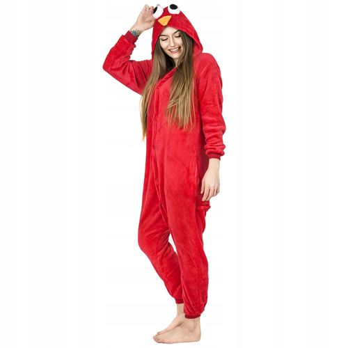 ELMO POTWÓR PIŻAMA KIGURUMI KOMBINEZON ONESIE XL na Arena.pl