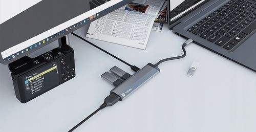 Hub USB Natec Fowler Slim USB-C - 2xUSB / HDMI na Arena.pl