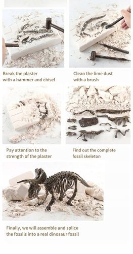 ZESTAW ARCHEOLOG WYKOPALISKA SKAMIELINY DINOZAUR SZKIELET T-REX + GRATIS na Arena.pl