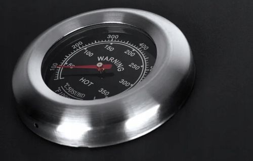 MOCNY GRILL WĘGLOWY OGRODOWY DWA RUSZTY POPIELNIK TERMOMETR DWIE PÓŁKI XXL na Arena.pl