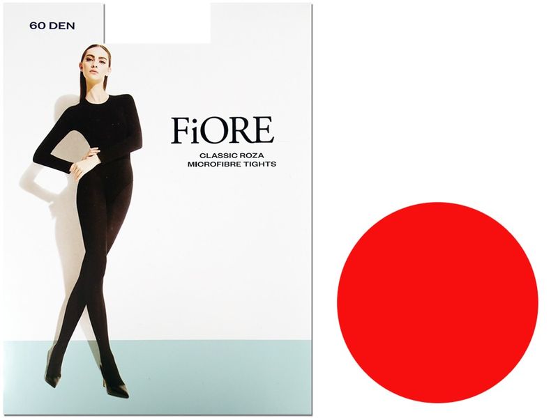 Rajstopy damskie 60 den microfibra kryjące Hollywood red 2 zdjęcie 1