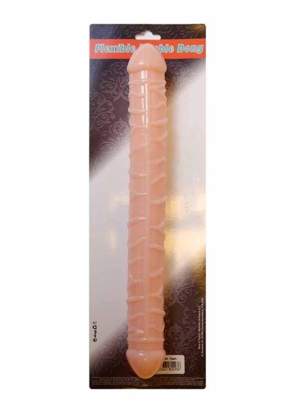 Dildo-Flexible Double Dong - Skin zdjęcie 5