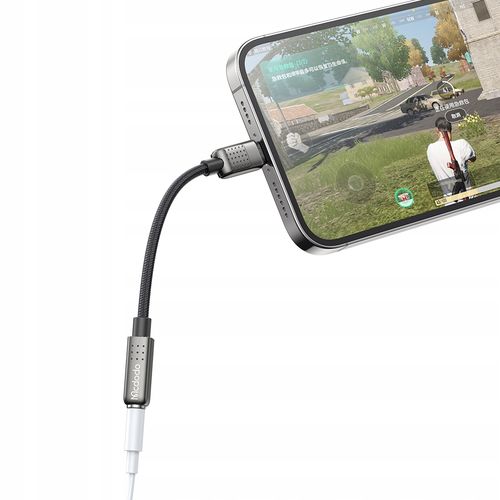 mcdodo przejściówka adapter lightning mini jack 3,5mm kabel do iphone 13 14 na Arena.pl