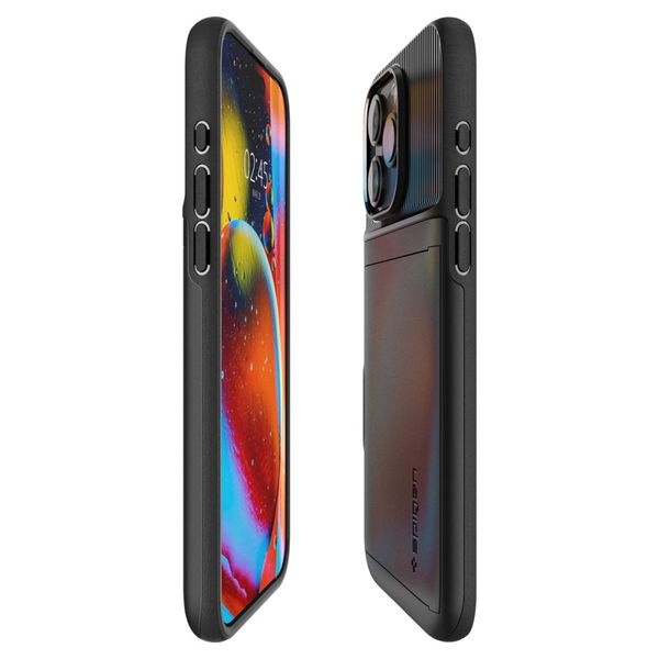 spigen slim armor cs iphone 15 pro black zdjęcie 9