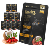 BULTI Superfood mokra karma dla kota Kurczak Kokos i Jagody 10x100g