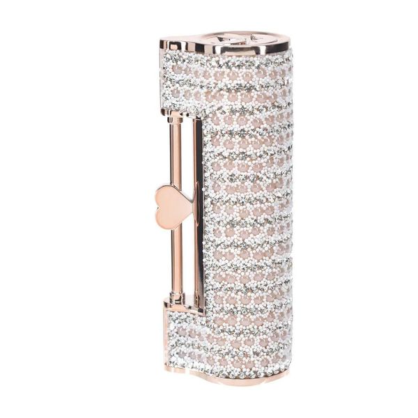 angel - lipstick vibrator with 4 attachments - pink zdjęcie 5