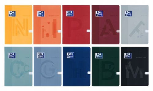 Komplet 10x Zeszyt A5 60k tematyczny Oxford na Arena.pl