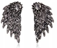 16 0059 Kolczyki Skrzydła Cherubina antyczne srebro DAR