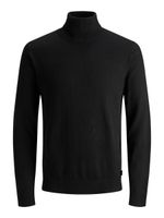 Jack&Jones sweter JJEEMIL KNIT ROLL NECK NOOS czarny półgolf rozmiar S