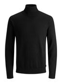 Jack&Jones sweter JJEEMIL KNIT ROLL NECK NOOS czarny półgolf rozmiar S