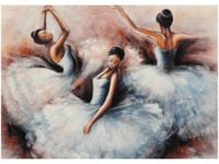 70X50CM OBRAZ KOBIETY TAŃCZĄCE BALET ŚCIAN
