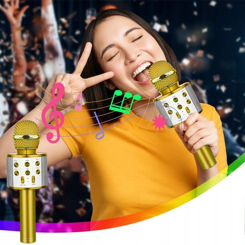 MIKROFON BEZPRZEWODOWY KARAOKE GŁOŚNIK BLUETOOTH PREZENT DLA DZIECI na Arena.pl