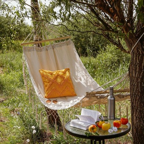 HAMAK Ogrodowy Beżowy 2 liny z POKROWCEM Zawieszenia Tadar Boho 300cm na Arena.pl