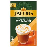 Jacobs Typ Cappucino Typ Caramel Rozpuszczalny napój kawowy 96 g (8 x 12 g)