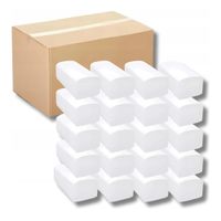 Ręcznik ZZ Papierowy 20x 150 Karton 3000 szt. Papier do podajnika dozownika