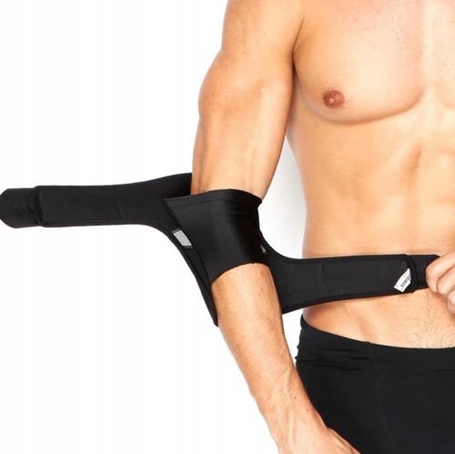 ORTEZA OPASKA ŚCIĄGACZ STABILIZATOR ŁOKCIA ŁOKIEĆ TENISISTY GOLFISTY na Arena.pl