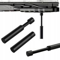 PODPÓRKA DO KARTY GRAFICZNEJ WSPORNIK GPU UCHWYT SOLIDNA CZARNA 120mm