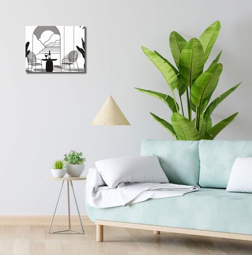 Obraz 40x30cm Relaks w Monochromie na Arena.pl