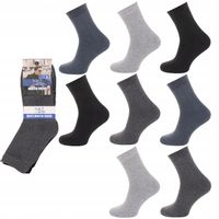 8x SKARPETY GRUBA BAWEŁNA CIEPŁE MIX ROZMIAR 40-43