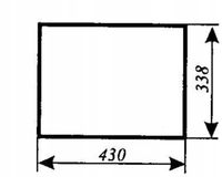 szyba tylna dolna stała ciągnika URSUS 3512, 3514, 4512, Koja Smolniki