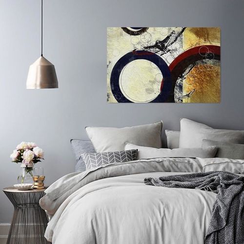 Obraz na płótnie - Canvas, Abstrakcja koła 50x40 na Arena.pl