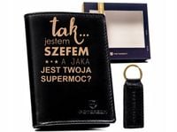 Zestaw w pudełku dla SZEFA wybór wzorów + BRELOK elegancki prezent GRAWER