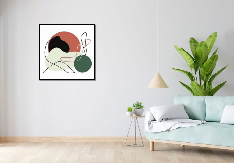 Plakat 80x80cm Płaszczyzny zdjęcie 4