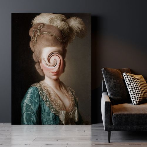 Obraz na płótnie pop art twister portret 80x120 cm na Arena.pl