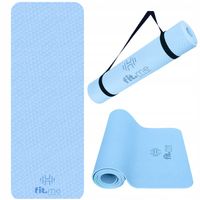 MATA DO JOGI ANTYPOŚLIZGOWA KARIMATA DO ĆWICZEŃ WYTRZYMAŁA KOMFORTOWA DUŻA