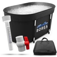 Wanna do Morsowania Składana Balia do Kąpieli Lodowej Basen 115cm Termometr