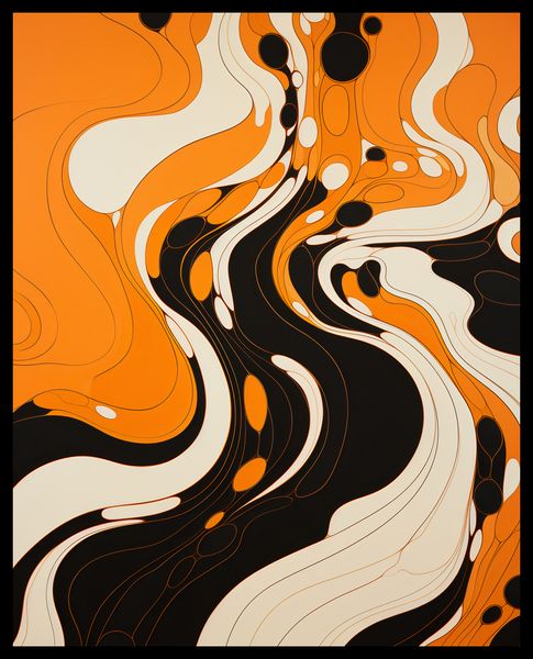 Plakat 40x50cm Tańczący Atrament zdjęcie 2