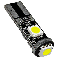Mocna Żarówka W5W 3 LED T10 Żarówki Postojowe Postojówki B201
