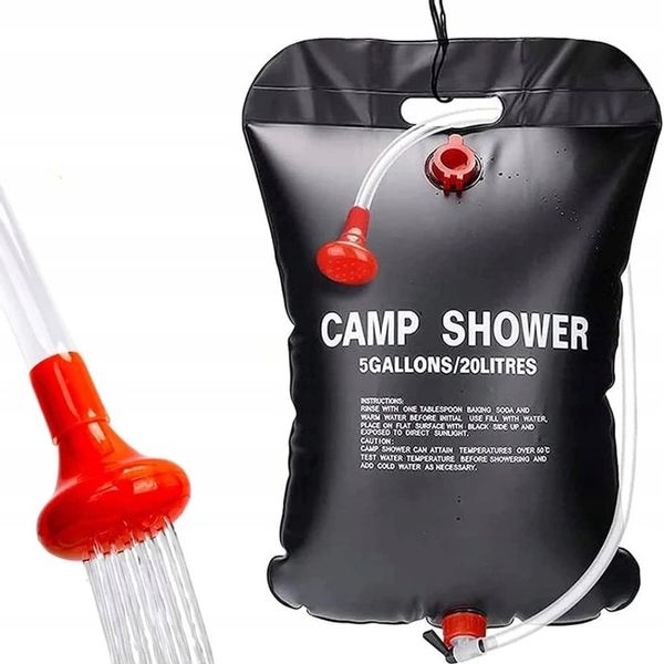 PRYSZNIC KEMPINGOWY TURYSTYCZNY SOLARNY POLOWY 20L zdjęcie 7