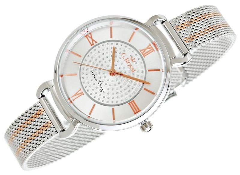 zegarek damski g.rossi 12546b-3d2 + box zdjęcie 5