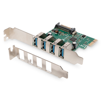 Digitus | Adapter USB | PCI Express 2.0 x1 | 5 Gbps
