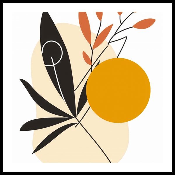 Plakat 50x50cm Jesienne Gracje zdjęcie 3