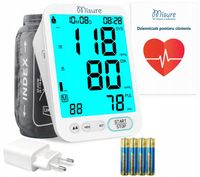 CIŚNIENIOMIERZ NARAMIENNY ARYTMIA MÓWI PO POLSKU DUŻY WYŚWIETLACZ ETUI