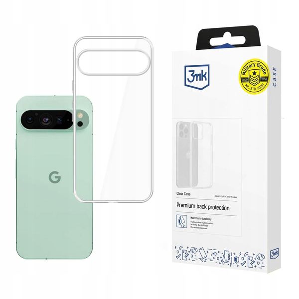 Silikonowe etui na Google Pixel 9 Pro XL - 3mk Clear Case zdjęcie 1