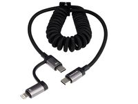 WAYME Kabel do ładowania i synchronizacji, w oplocie z mikrofibry