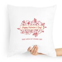 Poduszka Na Walentynki Happy Valentine's Day Z Nadrukiem Ze Zdjęciem