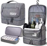 Duża Kosmetyczka Podróżna Męska Damska Rozkładana Pojemna Orgaznier XXL