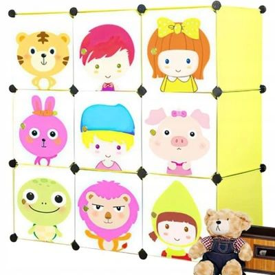 SZAFA MODUŁOWA DLA DZIECI DZIECKA 9 PÓŁEK REGAŁ zdjęcie 9