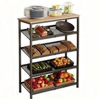 Regał szafka kuchenna jasny brąz retro loft 75 cm