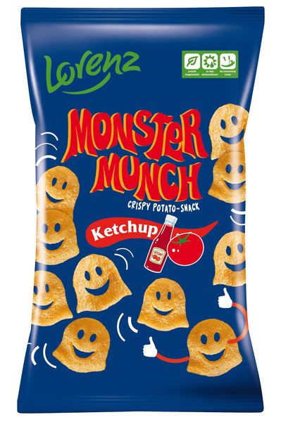 Monster Munch Chrupki ziemniaczane ketchup 100 g zdjęcie 1