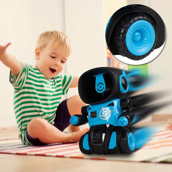 ROBOT GRA STRZELANIE DO CELU PISTOLET LICZNIK LCD TARCZA DO STRZELANIA zdjęcie 13
