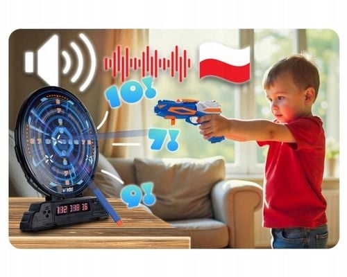 NAJLEPSZY PREZENT DLA 6 7 8 9 10 11 12 LATKA ELEKTRONICZNA TARCZA NEOSHOT na Arena.pl