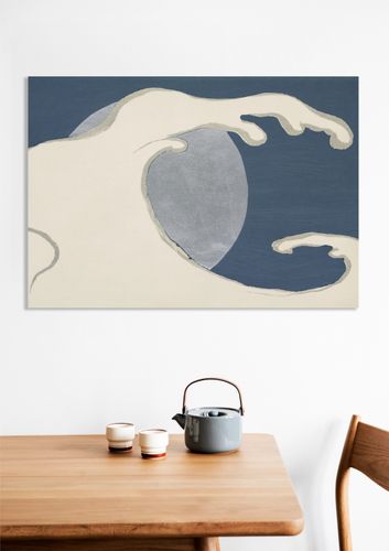 Obraz 100x70cm Waves and Sun, Sekka Japoński Vintage do Salonu na Arena.pl