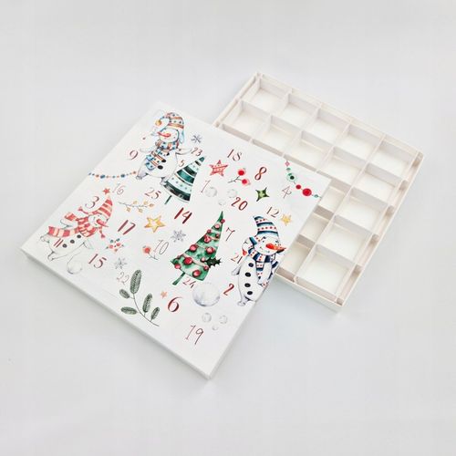 Pudełko /10 szt/ na Kalendarz Adwentowy - BAŁWANKI z kratownicą na Arena.pl