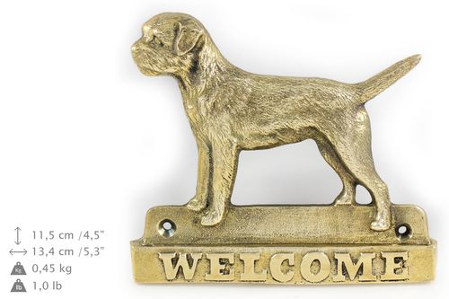 Border Terrier welcome plakietka Art-Dog na Arena.pl