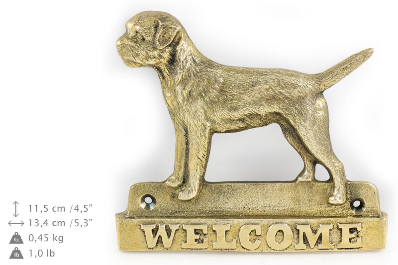 Border Terrier welcome plakietka Art-Dog zdjęcie 4